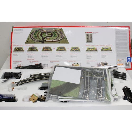 350 - Boxed Hornby OO gauge R1140 Caledonian Carrier electric train set, appearing complete