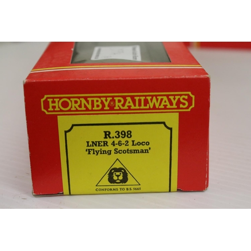 359a - Three Hornby OO gauge locomotives to include R505 LMS 2-6-4T Locomotive Class 4P, R125 4-4-0 County ... 