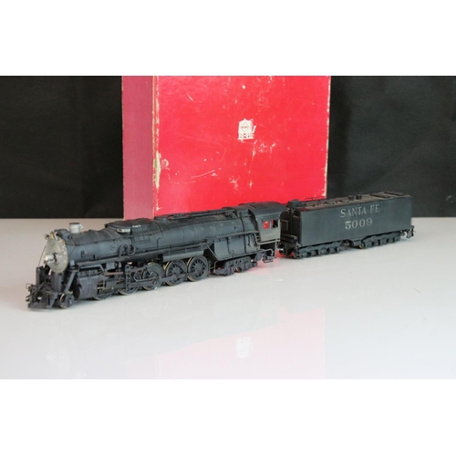 37 - Boxed Westside Model Company HO gauge The Fleetwood Series Big Three 5001 Class 2-10-4 Santa Fe loco... 