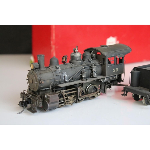 38 - Two boxed Westside Model Company HO gauge Maryland & Pennsylvania brass locomotive & tenders made by... 