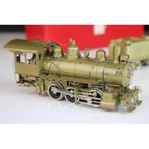 38 - Two boxed Westside Model Company HO gauge Maryland & Pennsylvania brass locomotive & tenders made by... 