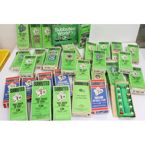 383 - Subbuteo - 29 Boxed HW Subbuteo teams in various condition and completeness with tatty boxes