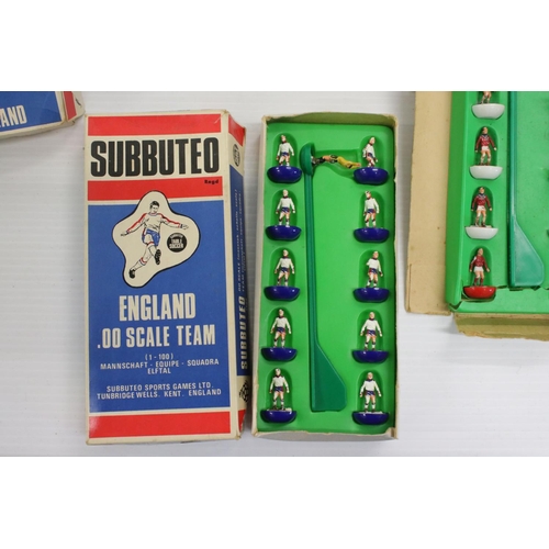 383 - Subbuteo - 29 Boxed HW Subbuteo teams in various condition and completeness with tatty boxes