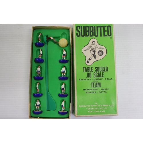 383 - Subbuteo - 29 Boxed HW Subbuteo teams in various condition and completeness with tatty boxes