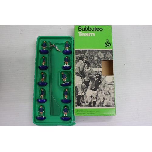 383 - Subbuteo - 29 Boxed HW Subbuteo teams in various condition and completeness with tatty boxes