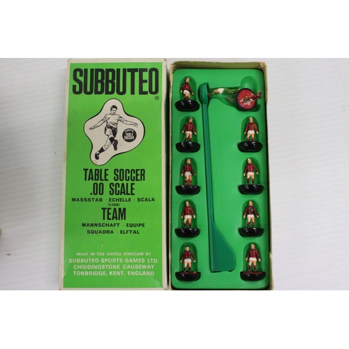 383 - Subbuteo - 29 Boxed HW Subbuteo teams in various condition and completeness with tatty boxes