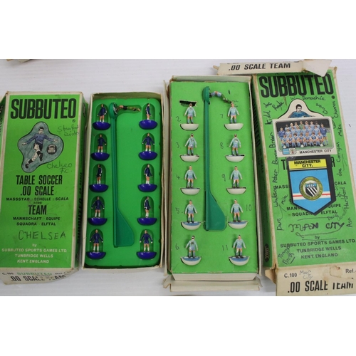 383 - Subbuteo - 29 Boxed HW Subbuteo teams in various condition and completeness with tatty boxes