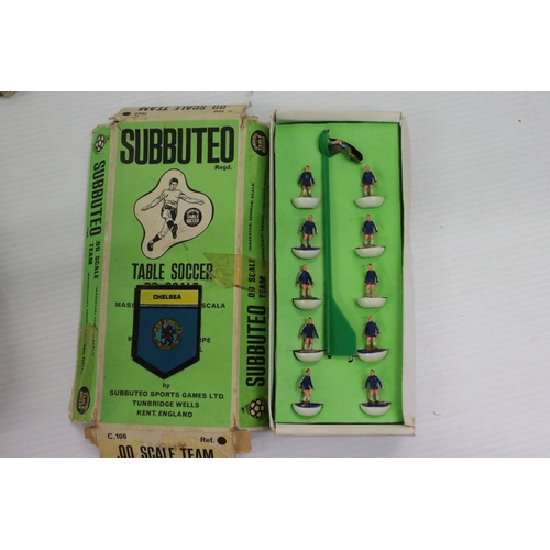 383 - Subbuteo - 29 Boxed HW Subbuteo teams in various condition and completeness with tatty boxes