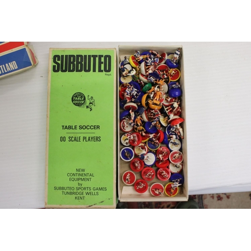 383 - Subbuteo - 29 Boxed HW Subbuteo teams in various condition and completeness with tatty boxes