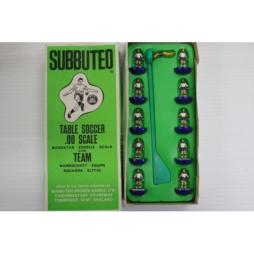 383 - Subbuteo - 29 Boxed HW Subbuteo teams in various condition and completeness with tatty boxes