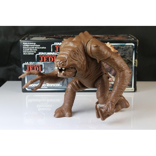 393 - Star Wars - Original boxed Palitioy Star Wars Return of the Jedi Rancor Monster figure, in gd condit... 