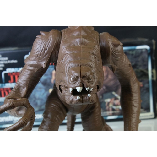 393 - Star Wars - Original boxed Palitioy Star Wars Return of the Jedi Rancor Monster figure, in gd condit... 