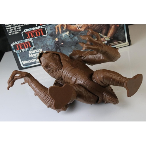 393 - Star Wars - Original boxed Palitioy Star Wars Return of the Jedi Rancor Monster figure, in gd condit... 