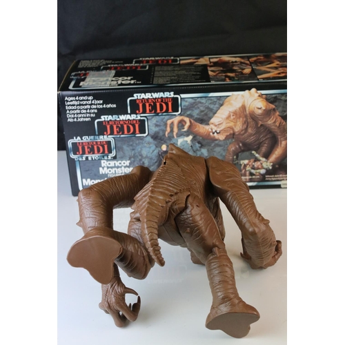 393 - Star Wars - Original boxed Palitioy Star Wars Return of the Jedi Rancor Monster figure, in gd condit... 