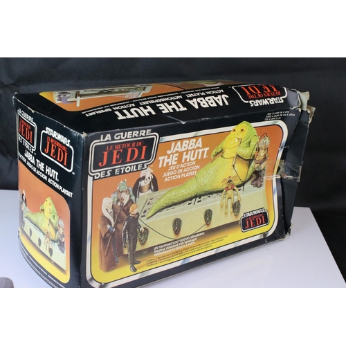 395 - Star Wars - Original boxed Palitoy Star Wars Return of the Jedi Jabba the Hutt playset, in vg condit... 