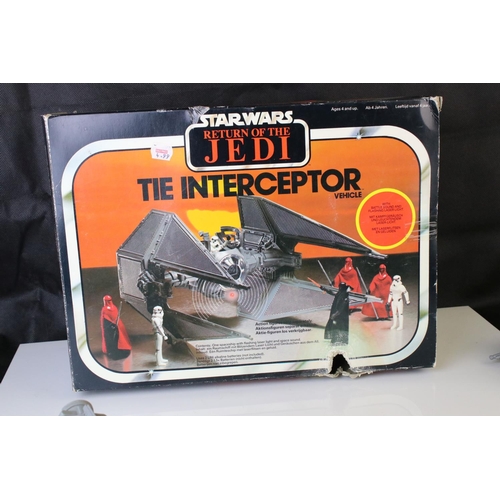 396 - Star Wars - Original boxed Palitoy Star Wars Return of the Jedi TIE Interceptor, in gd condition wit... 