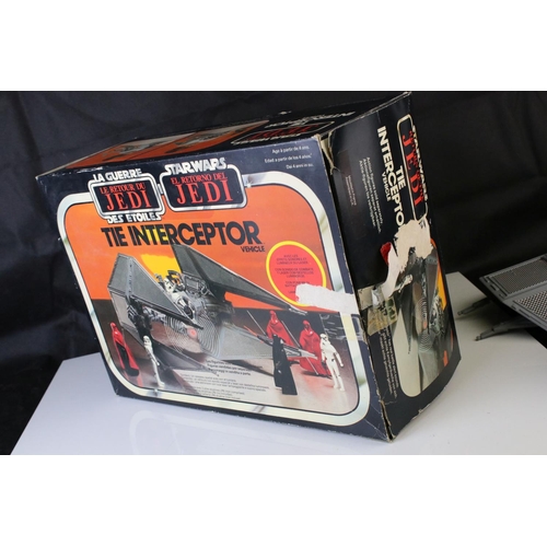 396 - Star Wars - Original boxed Palitoy Star Wars Return of the Jedi TIE Interceptor, in gd condition wit... 