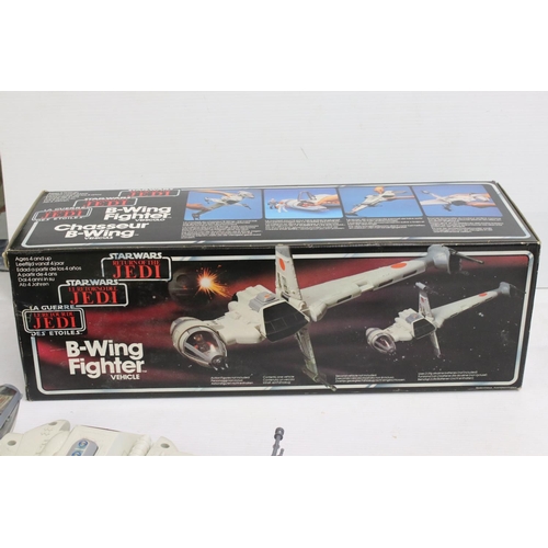 398 - Star Wars - Original boxed Palitoy Star Wars Return of the Jedi B-Wing, signs of playwear but in gd ... 