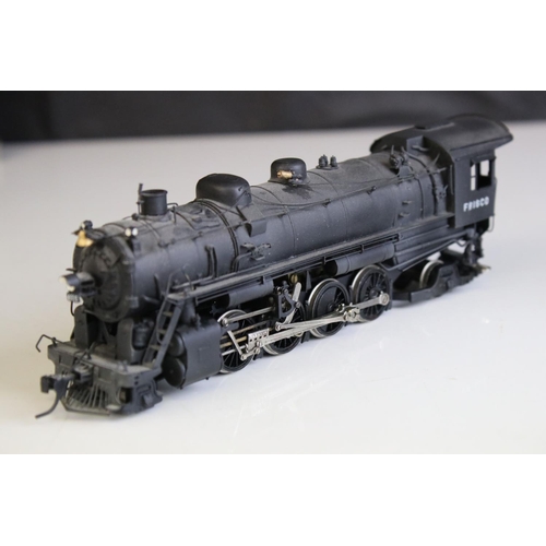 40 - Boxed Hallmark Models Inc HO gauge SLSF 2-8-2 (Firsco) brass locomotive & tender made by Dong Jin (K... 