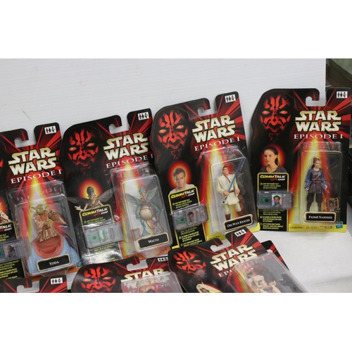 404 - Star Wars - 30 x Carded Hasbro Star Wars Episode 1 to include 2 x Anakin Skywalker, 2 x Qui Gon Jinn... 