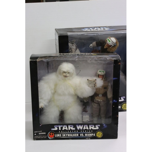 408 - Star Wars - Two boxed Kenner Star Wars Collector Series to include Han Solo & Tauntaun and Luke Skyw... 