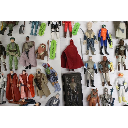 414 - Star Wars - 113 x loose original Kenner Star Wars action figures and accessories to include Luke Sky... 