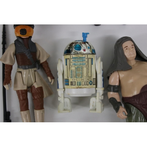 414 - Star Wars - 113 x loose original Kenner Star Wars action figures and accessories to include Luke Sky... 