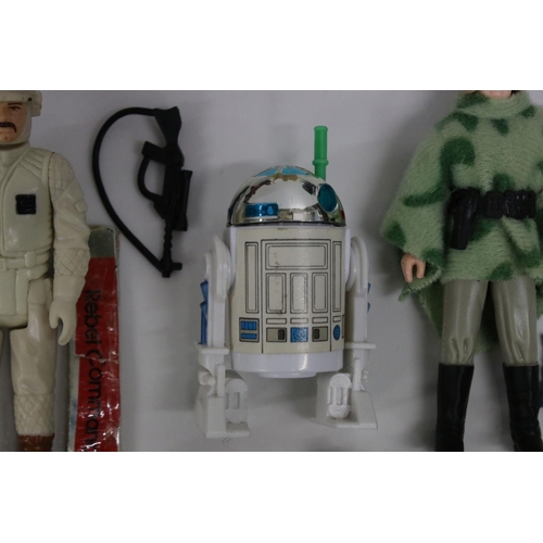 414 - Star Wars - 113 x loose original Kenner Star Wars action figures and accessories to include Luke Sky... 