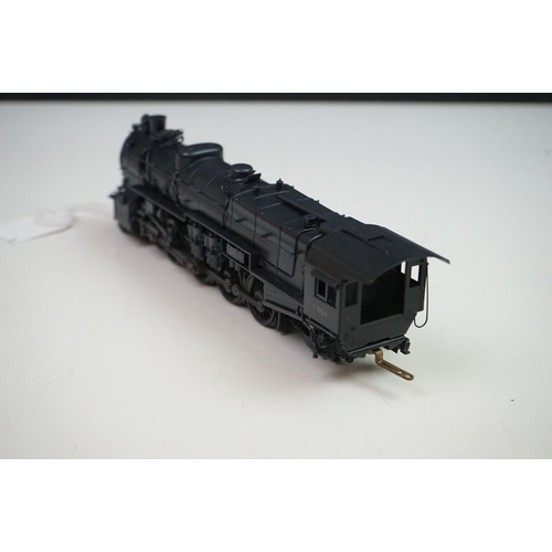 43 - Boxed Westside Models HO gauge Pennsylvania M-1a 4-8-2 brass locomotive & tender made by Katsumi Mok... 