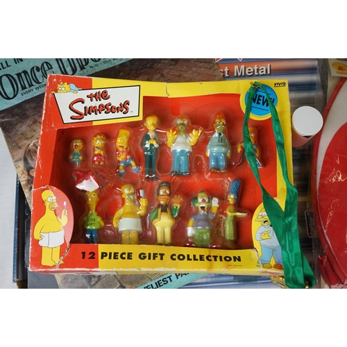 432 - Collection of circa 1980s/90s toys and collectables to include boxed Mickey Mouse Bowling Alley,  bo... 