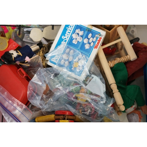 437 - Collection of Circa 60's-90's toys to include Fisher Price Children's Hospital, Toy Biz Battle Actio... 