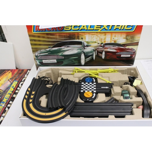 448 - Two boxed Scalextric sets to include Micro Scalextric DBS Supercars (missing one slot car) and Escor... 