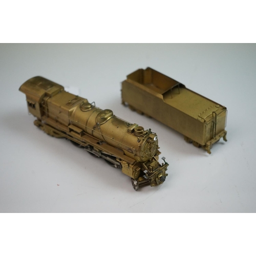 45 - Boxed Westside Models HO gauge Pennsylvania K-5 4-6-2 brass locomotive & tender made by Katsumi Moke... 