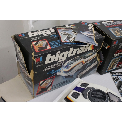 458 - Boxed MB Electronics Bigtrak, tatty box with manual, plus boxed MB Bigtrak Transport (2)