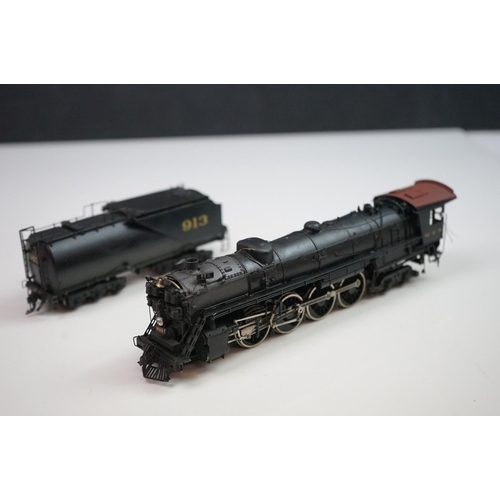 46 - Boxed Westside Models HO gauge Great Northern S-2 4-8-4 brass locomotive & tender made by Samhongsa ... 