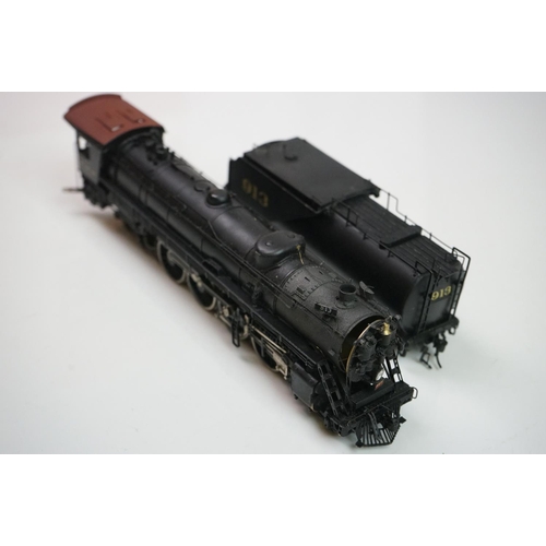 46 - Boxed Westside Models HO gauge Great Northern S-2 4-8-4 brass locomotive & tender made by Samhongsa ... 