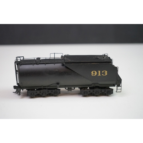 46 - Boxed Westside Models HO gauge Great Northern S-2 4-8-4 brass locomotive & tender made by Samhongsa ... 