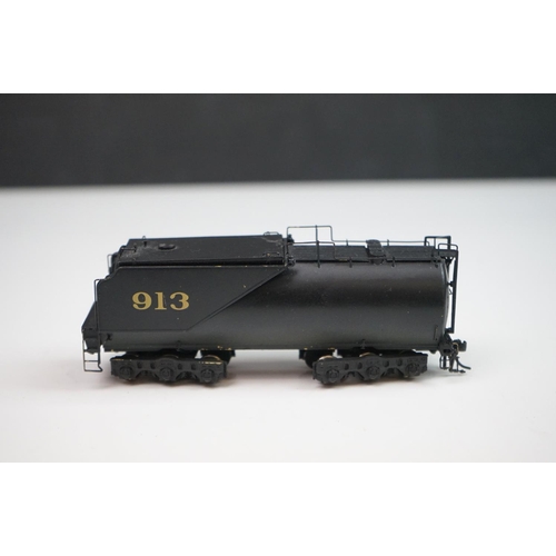 46 - Boxed Westside Models HO gauge Great Northern S-2 4-8-4 brass locomotive & tender made by Samhongsa ... 