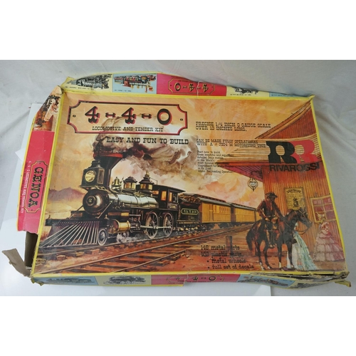 466 - Boxed Rivarossi Genoa O Gauge 4-4-0 Locomotive and Tender model kit, plus Codeg Deluxe Games Compend... 