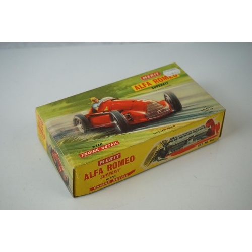 468 - 18 x Boxed Merit 1:24 unbuilt plastic models kits to include 2 x 4601 Alfa Romeo Type 158 1950, 4624... 