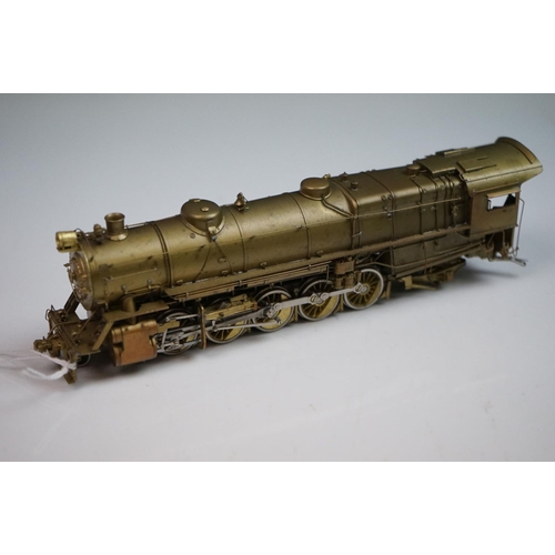 47 - Boxed Westside Model Company HO gauge Pennsylvania Railroad N2Sa 2-10-2 W/N-6a Caboose brass locomot... 