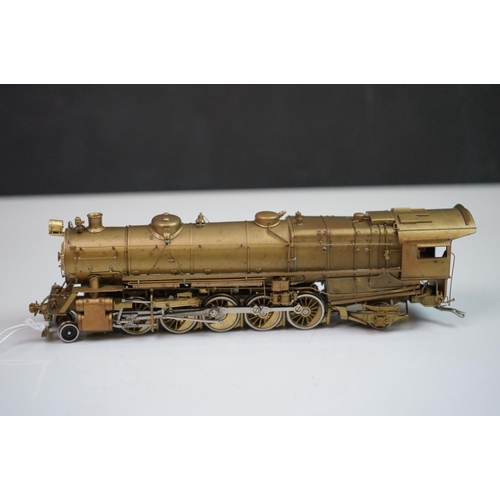 47 - Boxed Westside Model Company HO gauge Pennsylvania Railroad N2Sa 2-10-2 W/N-6a Caboose brass locomot... 