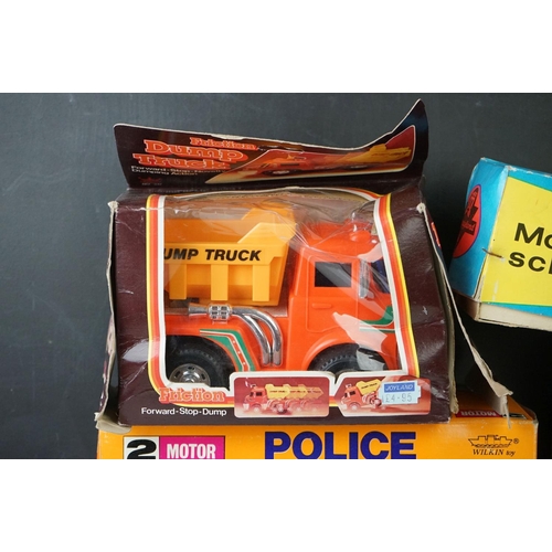 473 - 10 x Boxed battery operated and wind up toys to include BMW M1, Motorschift MS 65, Superschnelle Ren... 