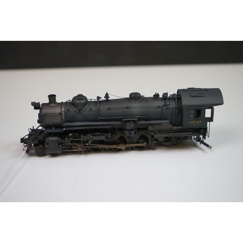 48 - Boxed Westside Model Company HO gauge Baltimore & Ohio 2-8-2 Mikado with Aux Tender brass locomotive... 