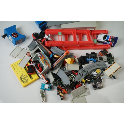 485 - Boxed Galoob Micro Machines Super City Toolbox and 9 x mini playsets, appearing complete but uncheck... 