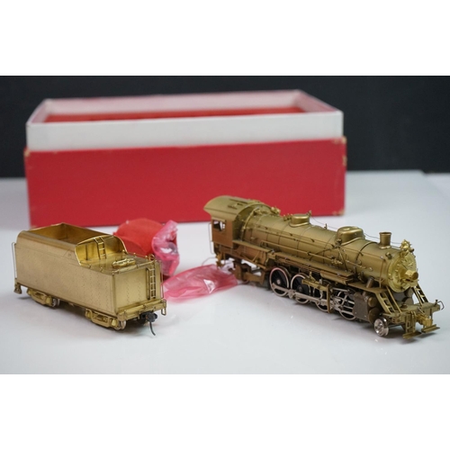 50 - Boxed Key Imports HO gauge NYC '1800' 2-8-2 Mikado New York Central System brass locomotive & tender... 