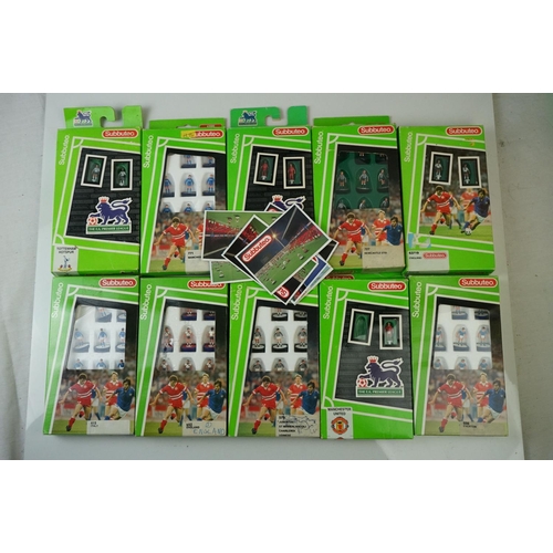 502 - 27 boxed LW Subbuteo teams circa 1990s to include Brazil, Rangers, Everton, Newcastle, England Manch... 