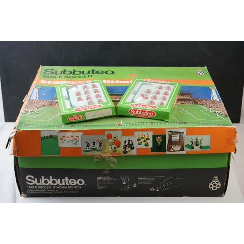 503 - Subbuteo - Boxed Subbuteo Stadium Edition set appearing to be near complete, some box wear, plus 2 x... 