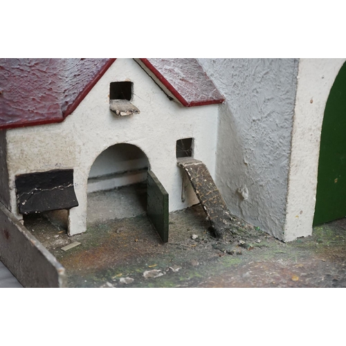 507 - Large scratch built farmyard / courtyard with buildings, 38