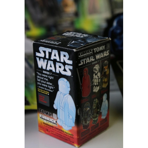 508 - Star Wars - 14 x Carded Kenner and Hasbro Star Wars action figures to include 2 x Luke Skywalker, 3 ... 